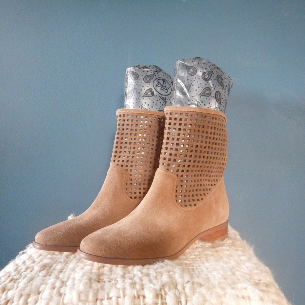 Michael Kors Graham Ankle Boot in Desert Suede - Picture 2 of 8